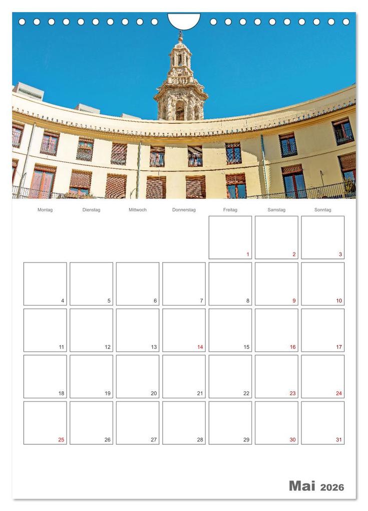 Weitere Ansicht: Valencia - Reiseplaner (Wandkalender 2026 DIN A4 hoch), CALVENDO Monatskalender | Nina Schwarze, Calvendo