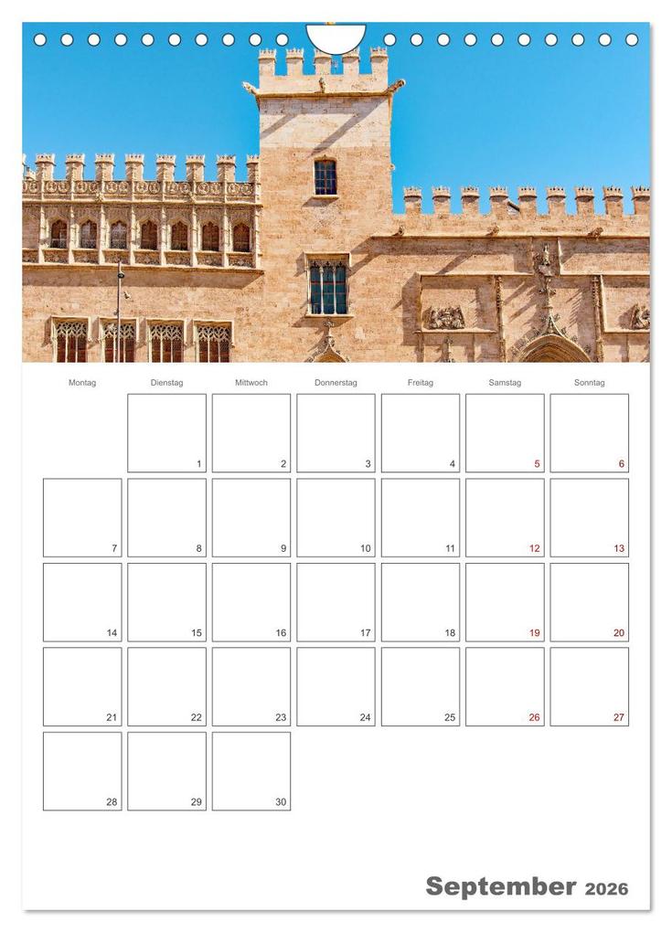 Weitere Ansicht: Valencia - Reiseplaner (Wandkalender 2026 DIN A4 hoch), CALVENDO Monatskalender | Nina Schwarze, Calvendo