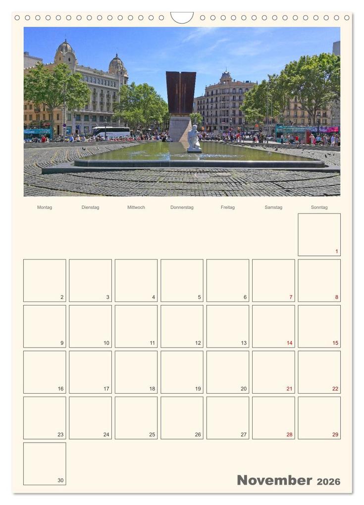 Weitere Ansicht: Valencia - Barcelona Terminplaner (Wandkalender 2026 DIN A3 hoch), CALVENDO Monatskalender | Denise Graupner, Calvendo