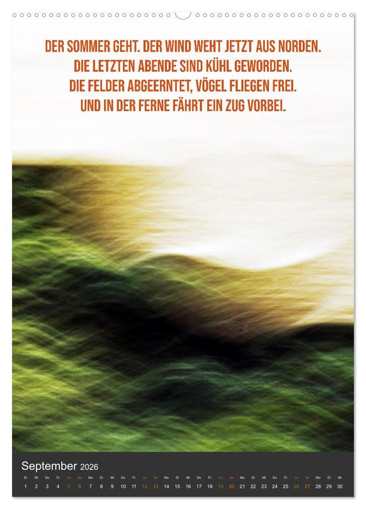 Weitere Ansicht: AugenweiTe Bilder.Texte.Inspirationen (Wandkalender 2026 DIN A2 hoch), CALVENDO Monatskalender | Martina Marten und Gudrun Schwibbe, Calvendo