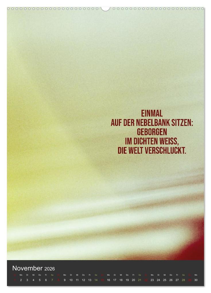 Weitere Ansicht: AugenweiTe Bilder.Texte.Inspirationen (Wandkalender 2026 DIN A2 hoch), CALVENDO Monatskalender | Martina Marten und Gudrun Schwibbe, Calvendo