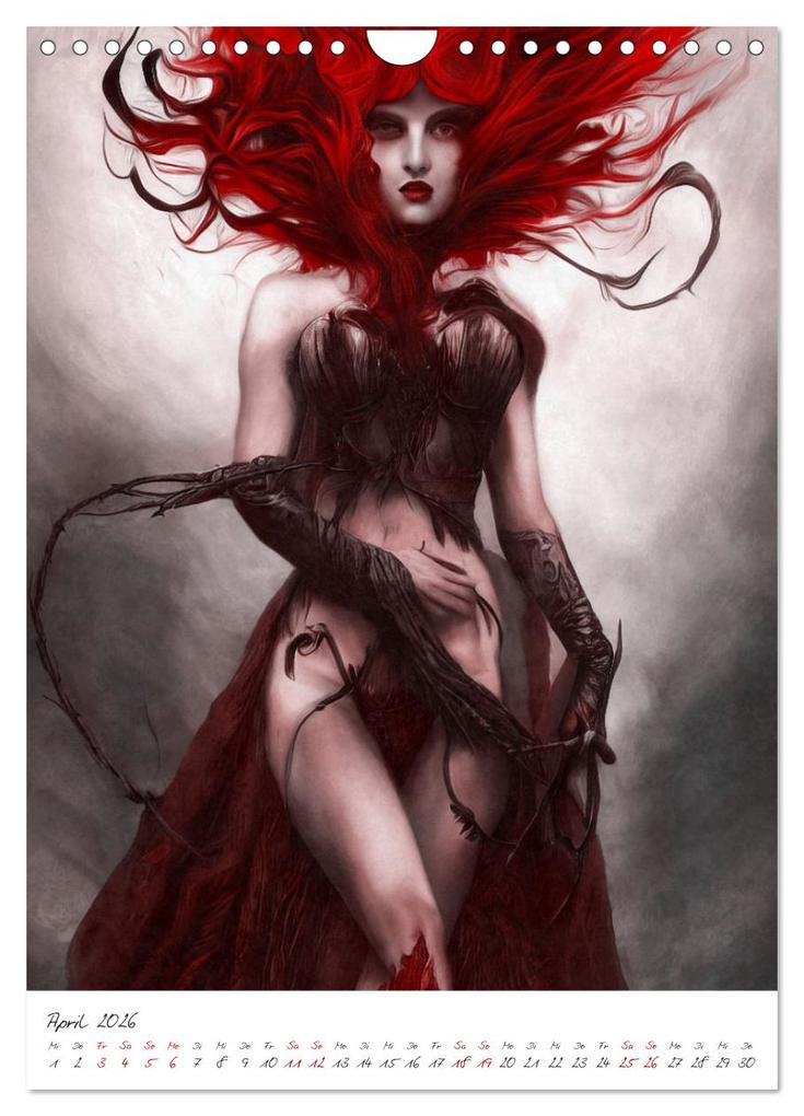 Weitere Ansicht: Dark Fantasy Art - Helden und Monster (Wandkalender 2026 DIN A4 hoch), CALVENDO Monatskalender | Markus Gann, Calvendo
