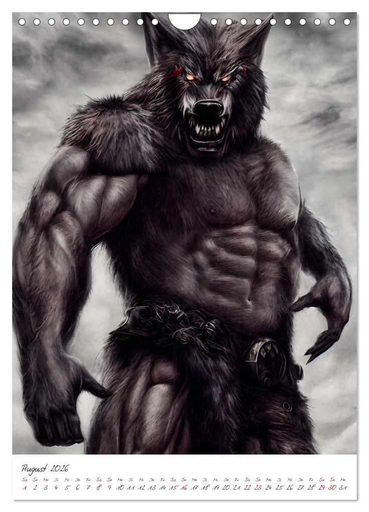 Weitere Ansicht: Dark Fantasy Art - Helden und Monster (Wandkalender 2026 DIN A4 hoch), CALVENDO Monatskalender | Markus Gann, Calvendo