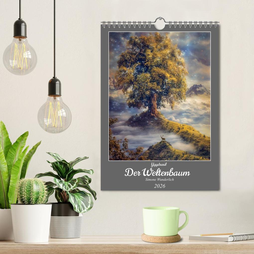 Weitere Ansicht: Yggdrasil - Der Baum des Lebens (Wandkalender 2026 DIN A4 hoch), CALVENDO Monatskalender | Simone Wunderlich, Calvendo