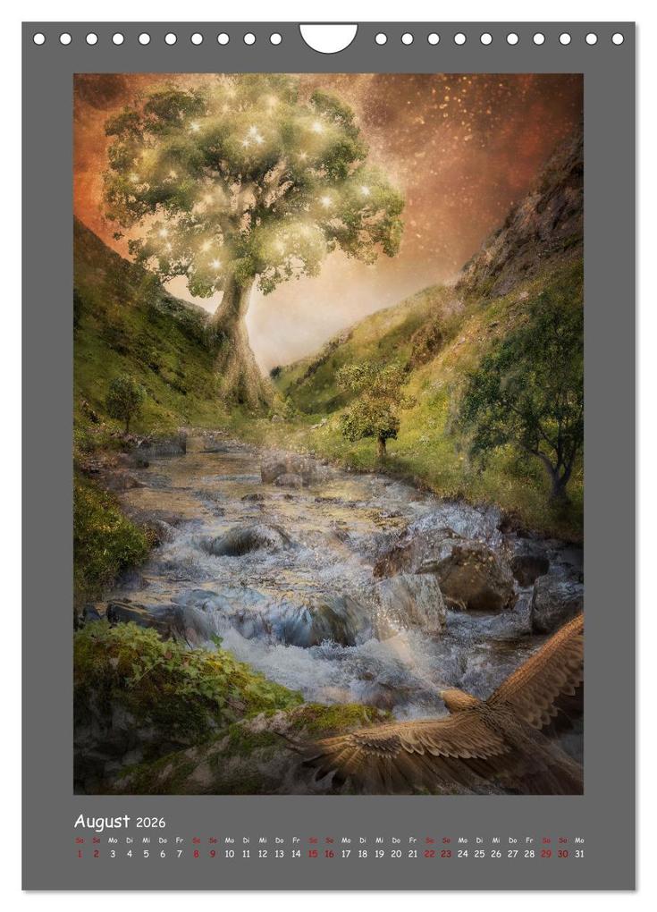 Weitere Ansicht: Yggdrasil - Der Baum des Lebens (Wandkalender 2026 DIN A4 hoch), CALVENDO Monatskalender | Simone Wunderlich, Calvendo