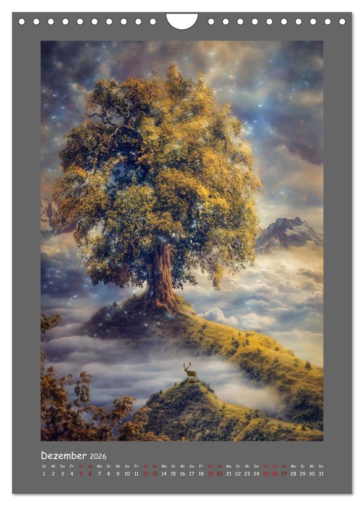 Weitere Ansicht: Yggdrasil - Der Baum des Lebens (Wandkalender 2026 DIN A4 hoch), CALVENDO Monatskalender | Simone Wunderlich, Calvendo