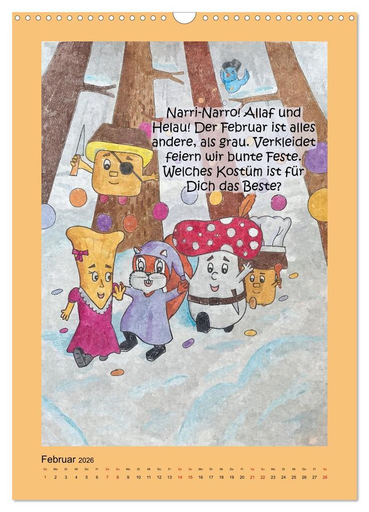 Weitere Ansicht: Tobi und das Jahr (Wandkalender 2026 DIN A3 hoch), CALVENDO Monatskalender | Sabine Kodatsch, Calvendo