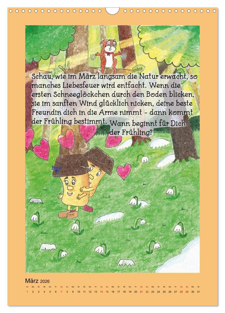 Weitere Ansicht: Tobi und das Jahr (Wandkalender 2026 DIN A3 hoch), CALVENDO Monatskalender | Sabine Kodatsch, Calvendo