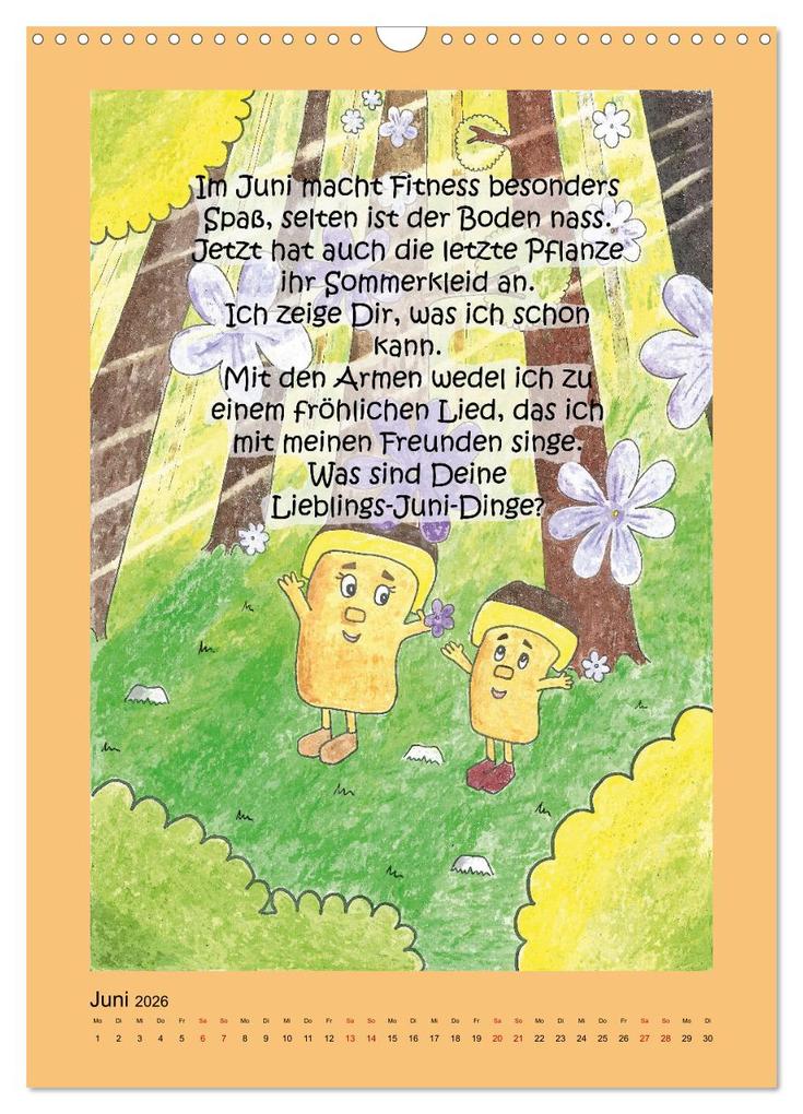 Weitere Ansicht: Tobi und das Jahr (Wandkalender 2026 DIN A3 hoch), CALVENDO Monatskalender | Sabine Kodatsch, Calvendo