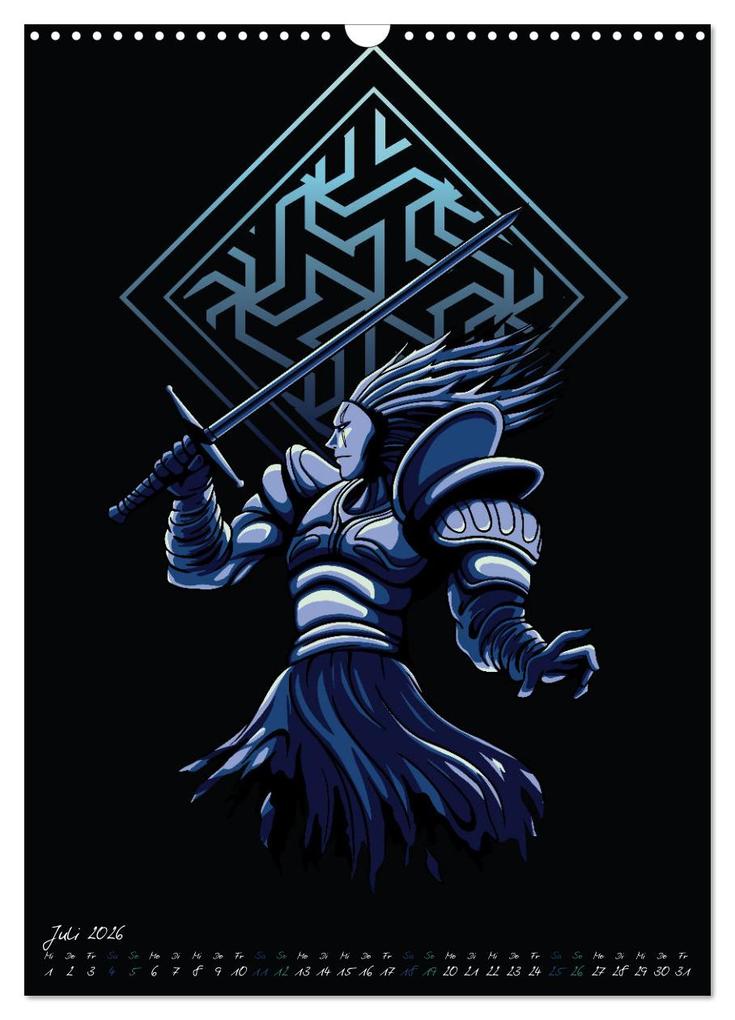 Weitere Ansicht: Dunkle Krieger (Wandkalender 2026 DIN A3 hoch), CALVENDO Monatskalender | Luca Schmidt, Calvendo