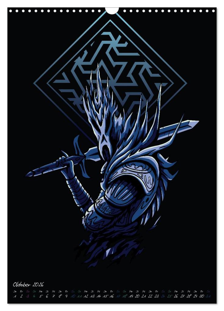 Weitere Ansicht: Dunkle Krieger (Wandkalender 2026 DIN A3 hoch), CALVENDO Monatskalender | Luca Schmidt, Calvendo