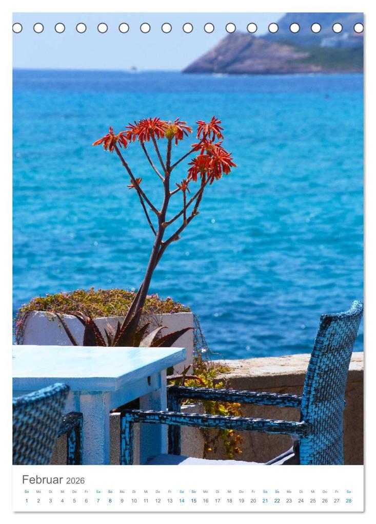 Weitere Ansicht: Mallorca - Mediterranes Lebensgefühl zum Träumen (Tischkalender 2026 DIN A5 hoch), CALVENDO Monatskalender | Tina Bentfeld, Calvendo