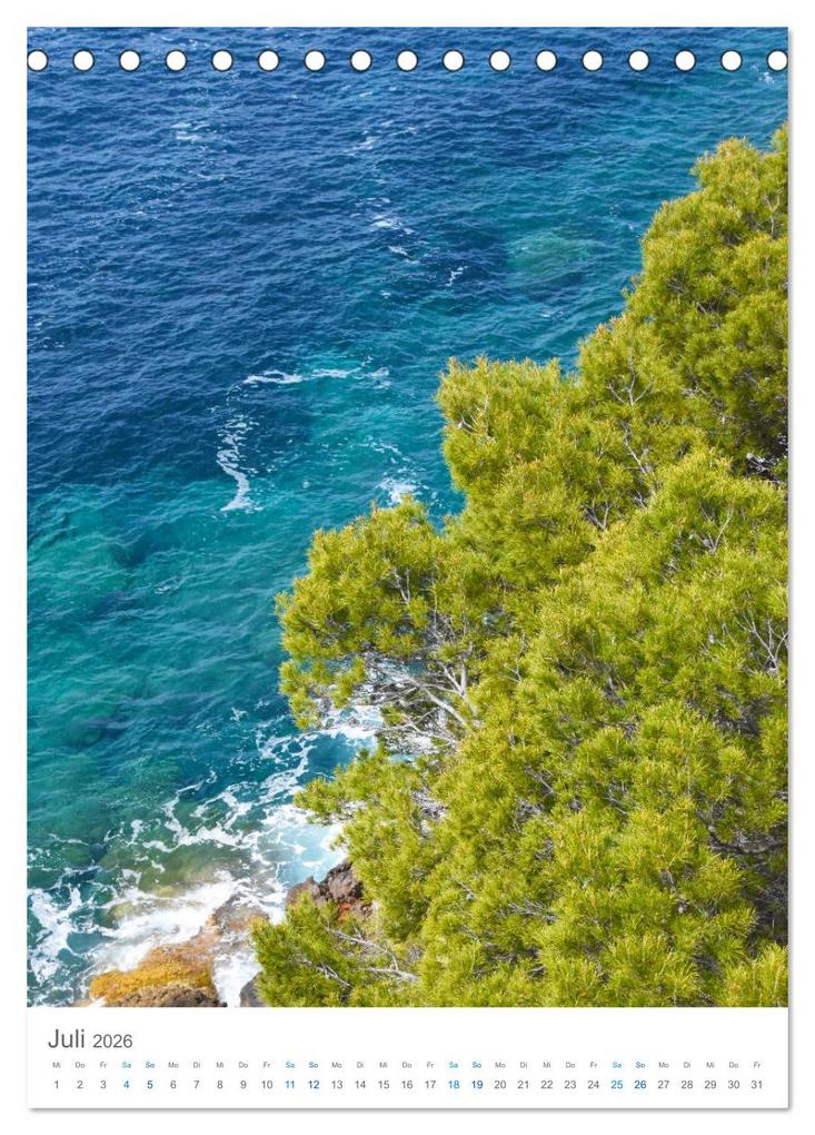 Weitere Ansicht: Mallorca - Mediterranes Lebensgefühl zum Träumen (Tischkalender 2026 DIN A5 hoch), CALVENDO Monatskalender | Tina Bentfeld, Calvendo