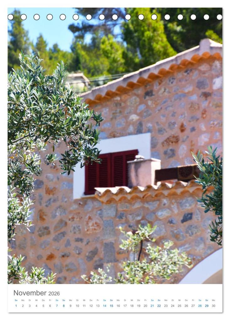 Weitere Ansicht: Mallorca - Mediterranes Lebensgefühl zum Träumen (Tischkalender 2026 DIN A5 hoch), CALVENDO Monatskalender | Tina Bentfeld, Calvendo