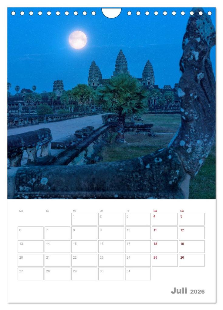 Weitere Ansicht: VOLLMOND-Planer - Im Licht der Nacht (Wandkalender 2026 DIN A4 hoch), CALVENDO Monatskalender | Globe VISUAL, Calvendo