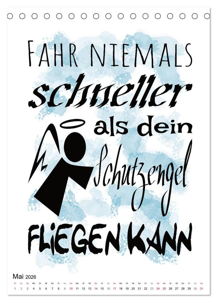 Weitere Ansicht: Biker-Sprüche (Tischkalender 2026 DIN A5 hoch), CALVENDO Monatskalender | Sabine Löwer, Calvendo