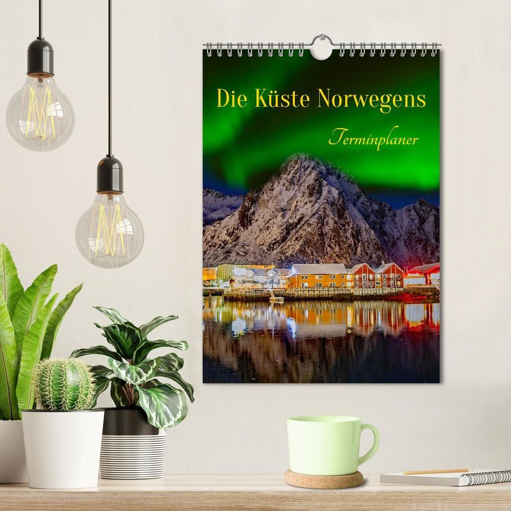 Weitere Ansicht: Die Küste Norwegens - Terminplaner (Wandkalender 2026 DIN A4 hoch), CALVENDO Monatskalender | Nina Schwarze, Calvendo