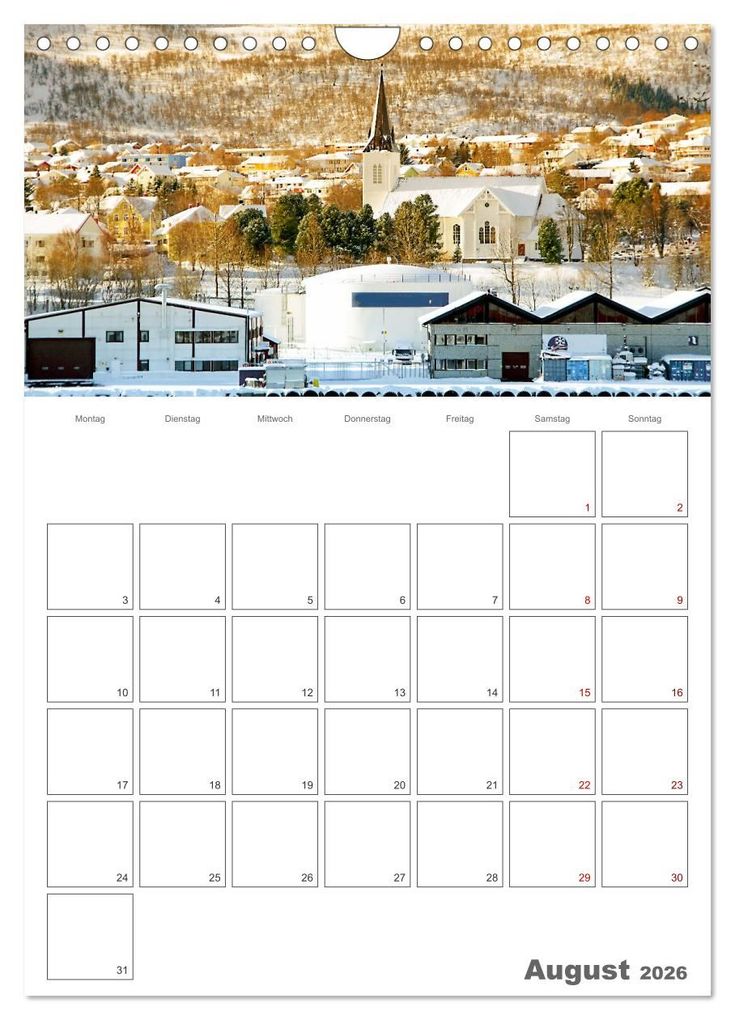 Weitere Ansicht: Die Küste Norwegens - Terminplaner (Wandkalender 2026 DIN A4 hoch), CALVENDO Monatskalender | Nina Schwarze, Calvendo