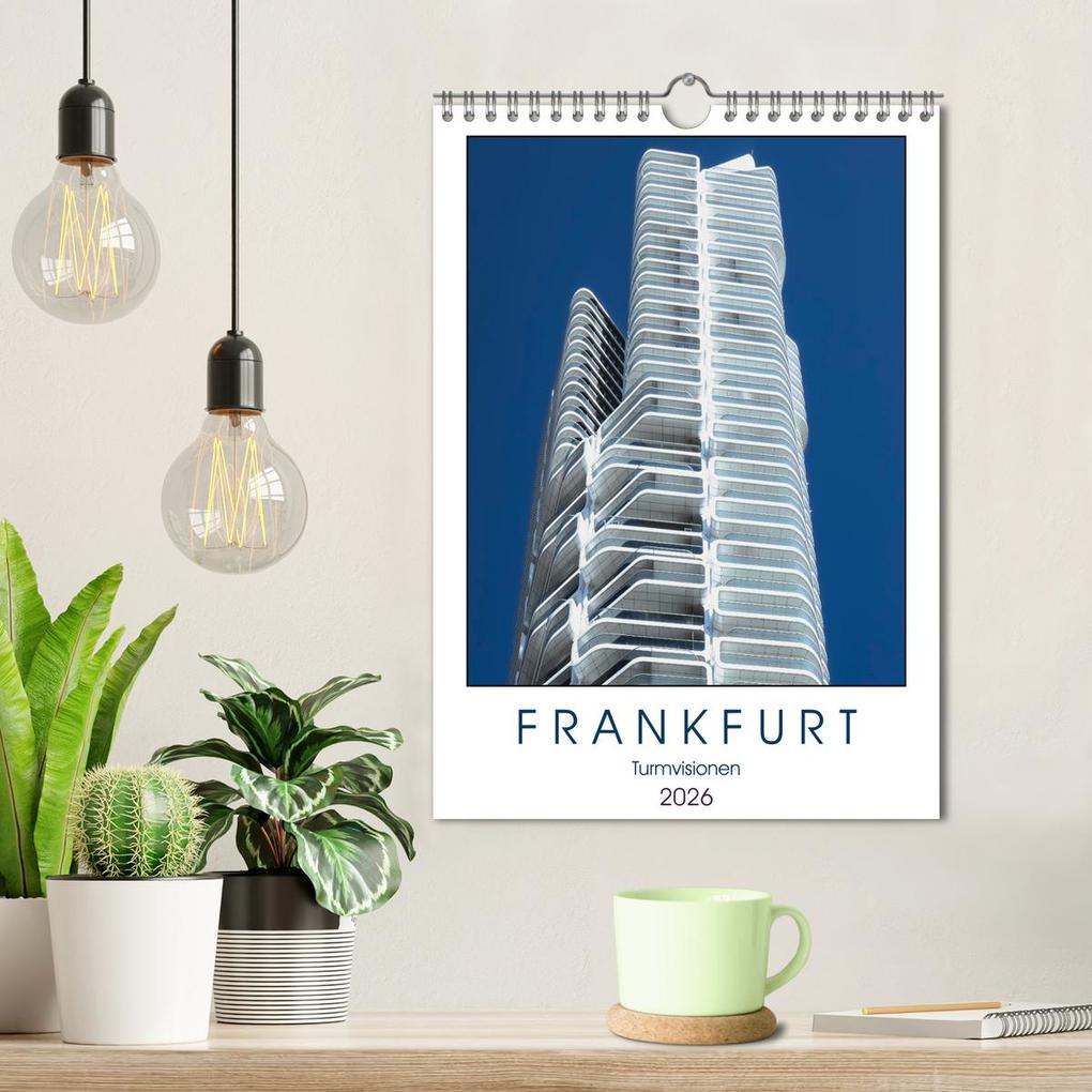Weitere Ansicht: Frankfurt Turmvisionen (Wandkalender 2026 DIN A4 hoch), CALVENDO Monatskalender | Dieter Meyer, Calvendo