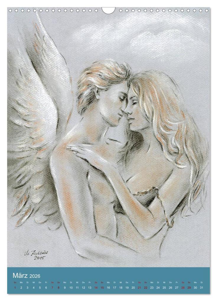 Weitere Ansicht: Meine schönsten Engelbilder - Marita Zacharias (Wandkalender 2026 DIN A3 hoch), CALVENDO Monatskalender | Marita Zacharias, Calvendo