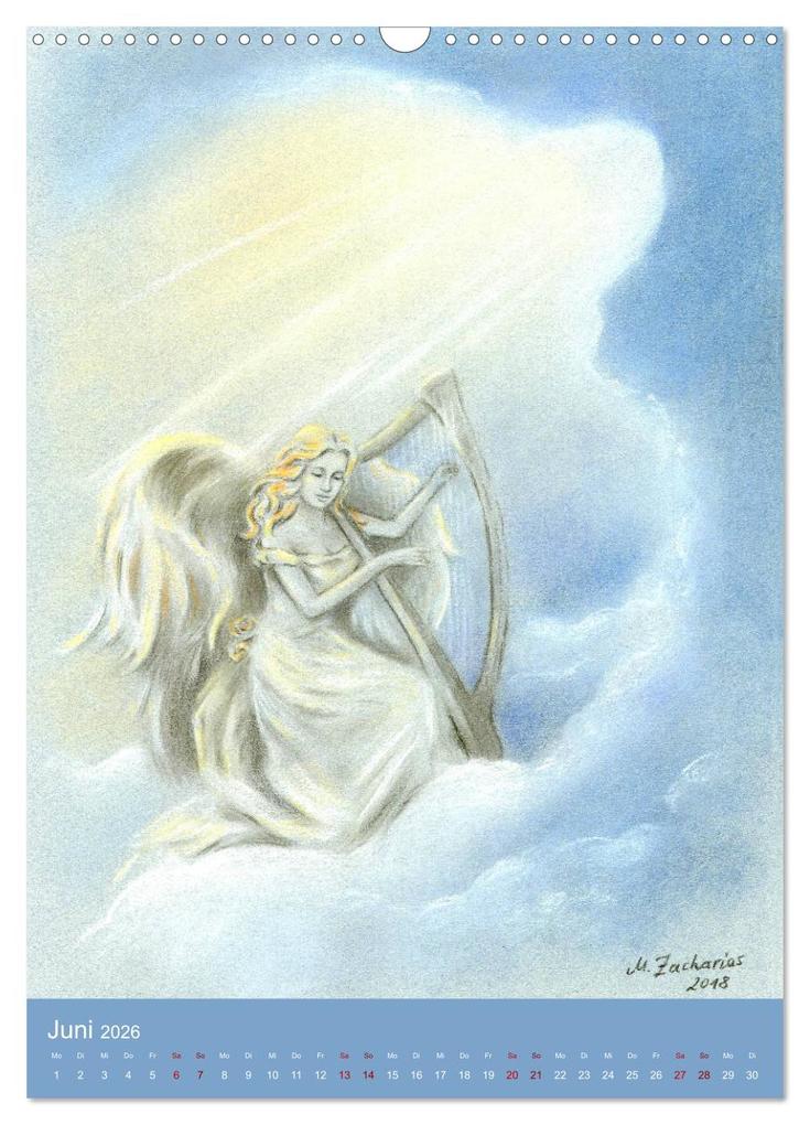 Weitere Ansicht: Meine schönsten Engelbilder - Marita Zacharias (Wandkalender 2026 DIN A3 hoch), CALVENDO Monatskalender | Marita Zacharias, Calvendo