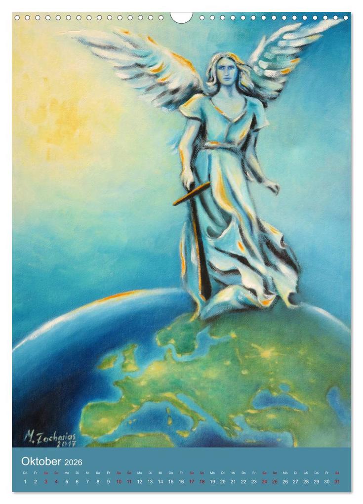 Weitere Ansicht: Meine schönsten Engelbilder - Marita Zacharias (Wandkalender 2026 DIN A3 hoch), CALVENDO Monatskalender | Marita Zacharias, Calvendo