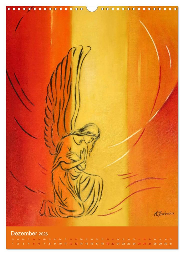 Weitere Ansicht: Meine schönsten Engelbilder - Marita Zacharias (Wandkalender 2026 DIN A3 hoch), CALVENDO Monatskalender | Marita Zacharias, Calvendo