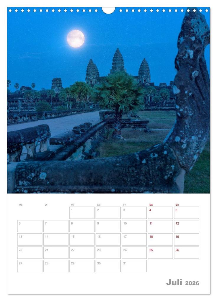Weitere Ansicht: VOLLMOND-Planer - Im Licht der Nacht (Wandkalender 2026 DIN A3 hoch), CALVENDO Monatskalender | Globe VISUAL, Calvendo