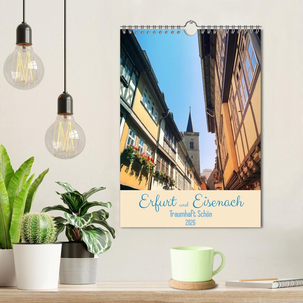 Weitere Ansicht: Erfurt und Eisenach - Traumhaft Schön (Wandkalender 2026 DIN A4 hoch), CALVENDO Monatskalender | Gaby Wojciech, Calvendo
