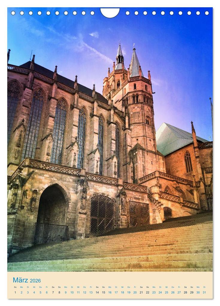 Weitere Ansicht: Erfurt und Eisenach - Traumhaft Schön (Wandkalender 2026 DIN A4 hoch), CALVENDO Monatskalender | Gaby Wojciech, Calvendo