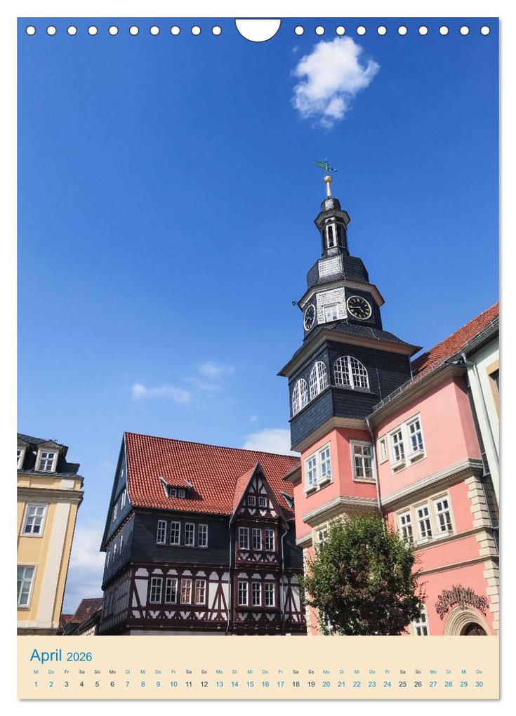 Weitere Ansicht: Erfurt und Eisenach - Traumhaft Schön (Wandkalender 2026 DIN A4 hoch), CALVENDO Monatskalender | Gaby Wojciech, Calvendo