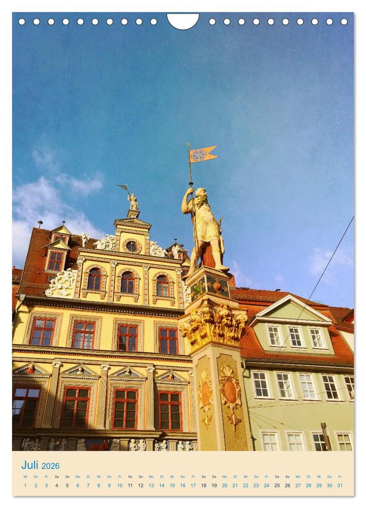 Weitere Ansicht: Erfurt und Eisenach - Traumhaft Schön (Wandkalender 2026 DIN A4 hoch), CALVENDO Monatskalender | Gaby Wojciech, Calvendo