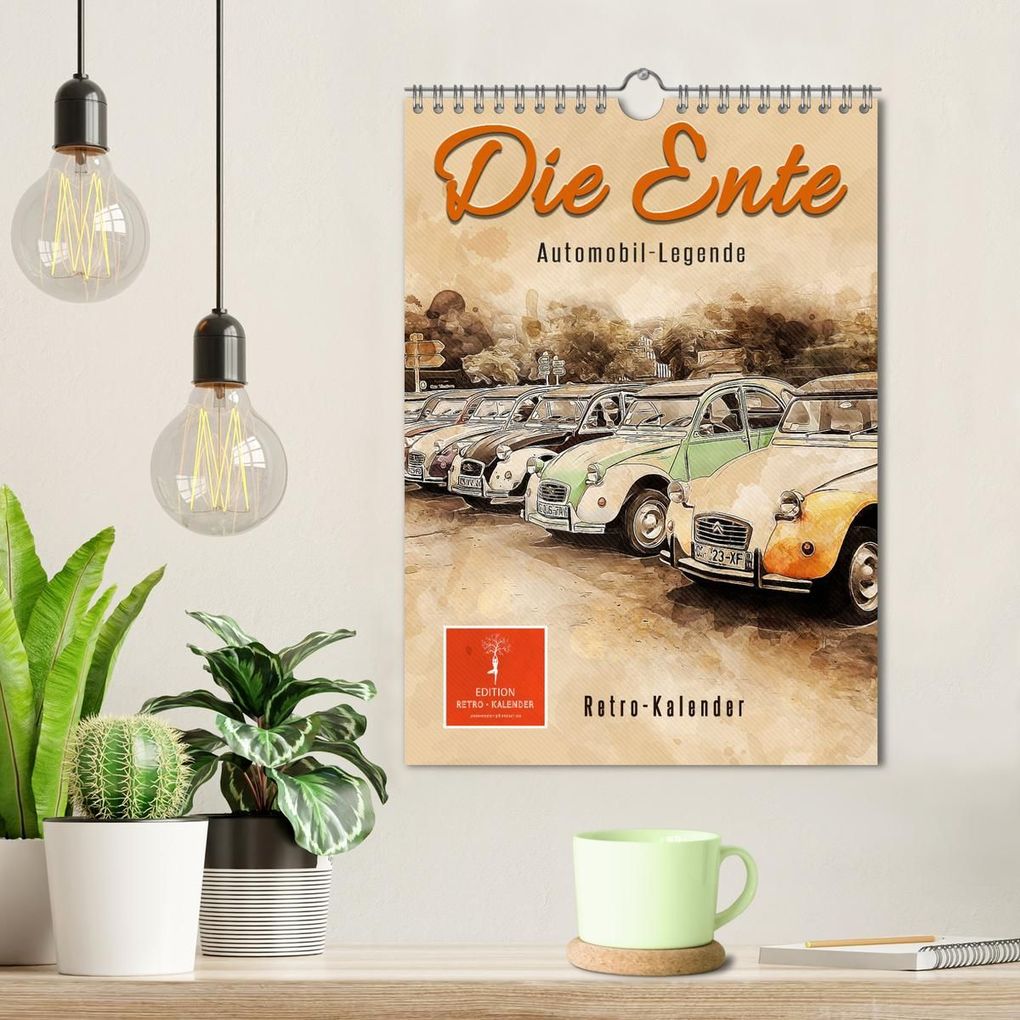 Weitere Ansicht: Die Ente - Automobil Legende (Wandkalender 2026 DIN A4 hoch), CALVENDO Monatskalender | Peter Roder, Calvendo