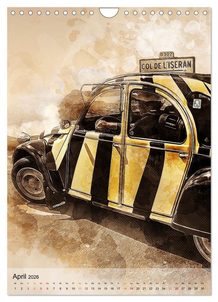 Weitere Ansicht: Die Ente - Automobil Legende (Wandkalender 2026 DIN A4 hoch), CALVENDO Monatskalender | Peter Roder, Calvendo