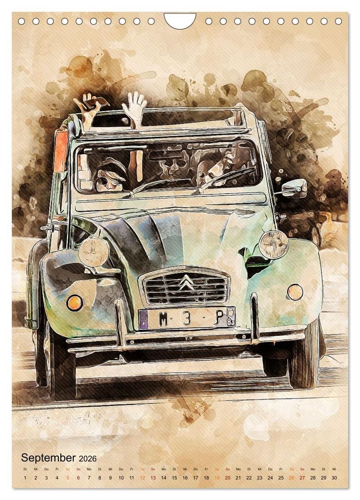 Weitere Ansicht: Die Ente - Automobil Legende (Wandkalender 2026 DIN A4 hoch), CALVENDO Monatskalender | Peter Roder, Calvendo
