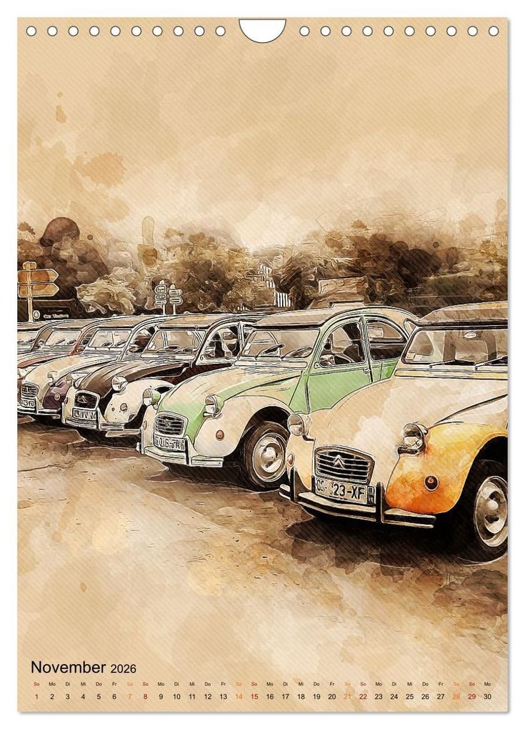 Weitere Ansicht: Die Ente - Automobil Legende (Wandkalender 2026 DIN A4 hoch), CALVENDO Monatskalender | Peter Roder, Calvendo