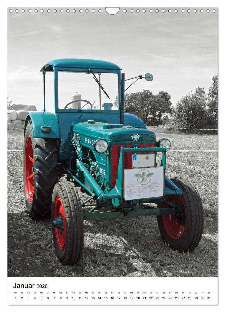 Weitere Ansicht: Alte Traktoren Nostalgie pur (Wandkalender 2026 DIN A3 hoch), CALVENDO Monatskalender | Claudia Kleemann, Calvendo
