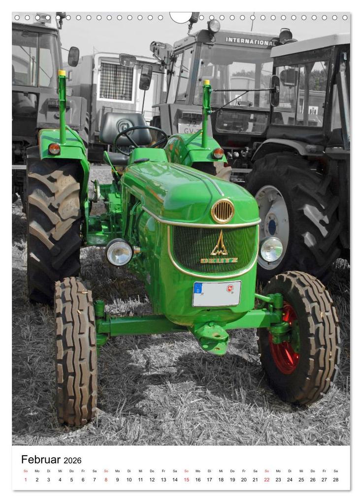 Weitere Ansicht: Alte Traktoren Nostalgie pur (Wandkalender 2026 DIN A3 hoch), CALVENDO Monatskalender | Claudia Kleemann, Calvendo