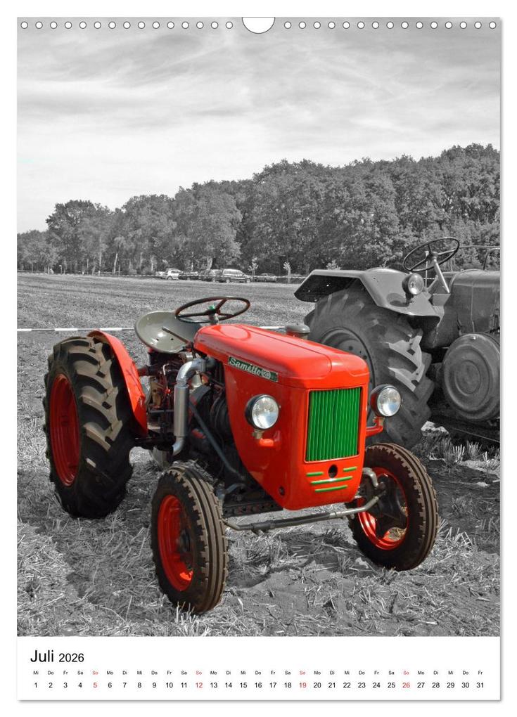 Weitere Ansicht: Alte Traktoren Nostalgie pur (Wandkalender 2026 DIN A3 hoch), CALVENDO Monatskalender | Claudia Kleemann, Calvendo