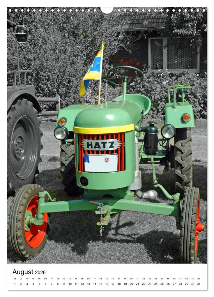 Weitere Ansicht: Alte Traktoren Nostalgie pur (Wandkalender 2026 DIN A3 hoch), CALVENDO Monatskalender | Claudia Kleemann, Calvendo