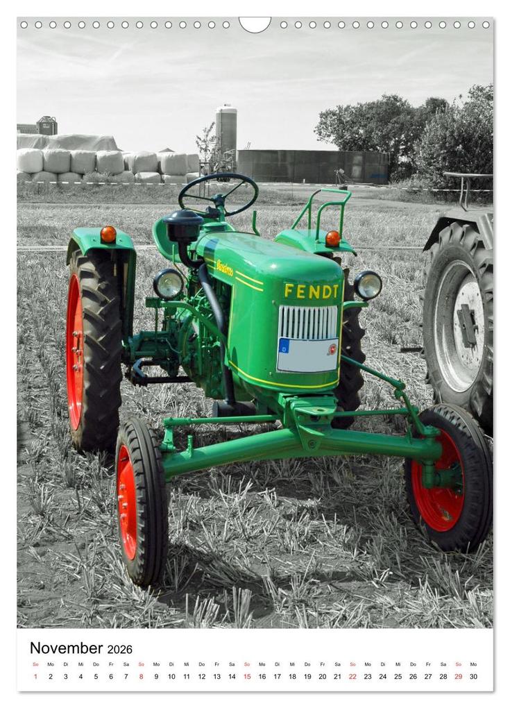 Weitere Ansicht: Alte Traktoren Nostalgie pur (Wandkalender 2026 DIN A3 hoch), CALVENDO Monatskalender | Claudia Kleemann, Calvendo