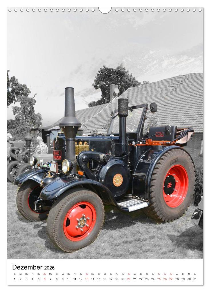 Weitere Ansicht: Alte Traktoren Nostalgie pur (Wandkalender 2026 DIN A3 hoch), CALVENDO Monatskalender | Claudia Kleemann, Calvendo