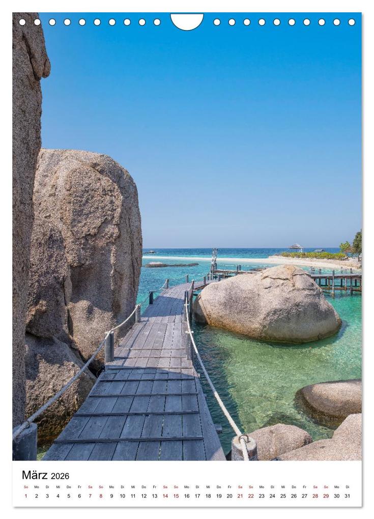 Weitere Ansicht: Traumhafte Strände in Asien (Wandkalender 2026 DIN A4 hoch), CALVENDO Monatskalender | Bernd Hartner, Calvendo