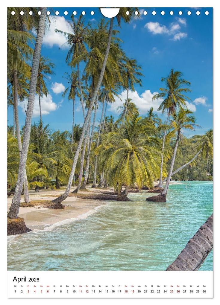 Weitere Ansicht: Traumhafte Strände in Asien (Wandkalender 2026 DIN A4 hoch), CALVENDO Monatskalender | Bernd Hartner, Calvendo