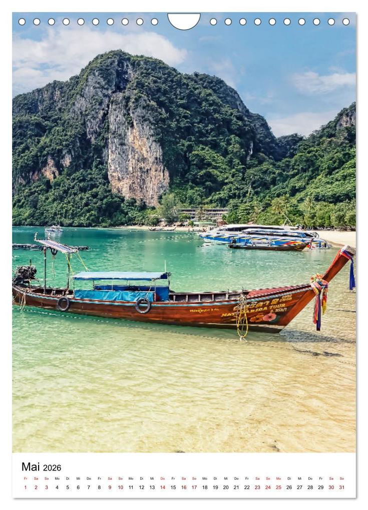 Weitere Ansicht: Traumhafte Strände in Asien (Wandkalender 2026 DIN A4 hoch), CALVENDO Monatskalender | Bernd Hartner, Calvendo