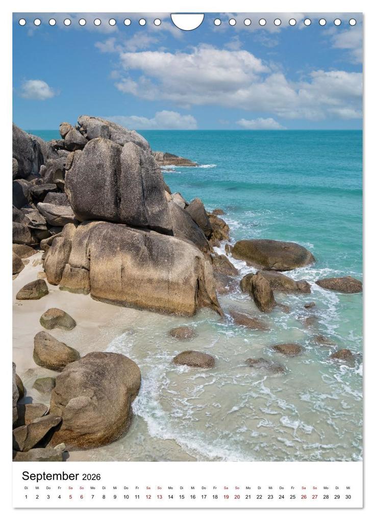 Weitere Ansicht: Traumhafte Strände in Asien (Wandkalender 2026 DIN A4 hoch), CALVENDO Monatskalender | Bernd Hartner, Calvendo