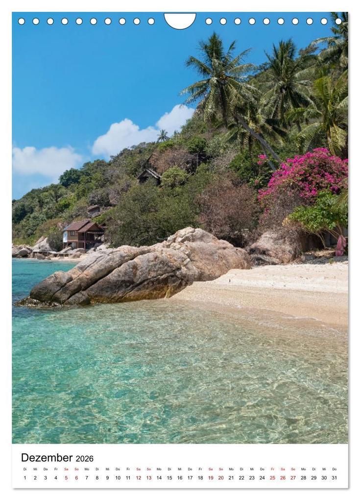 Weitere Ansicht: Traumhafte Strände in Asien (Wandkalender 2026 DIN A4 hoch), CALVENDO Monatskalender | Bernd Hartner, Calvendo