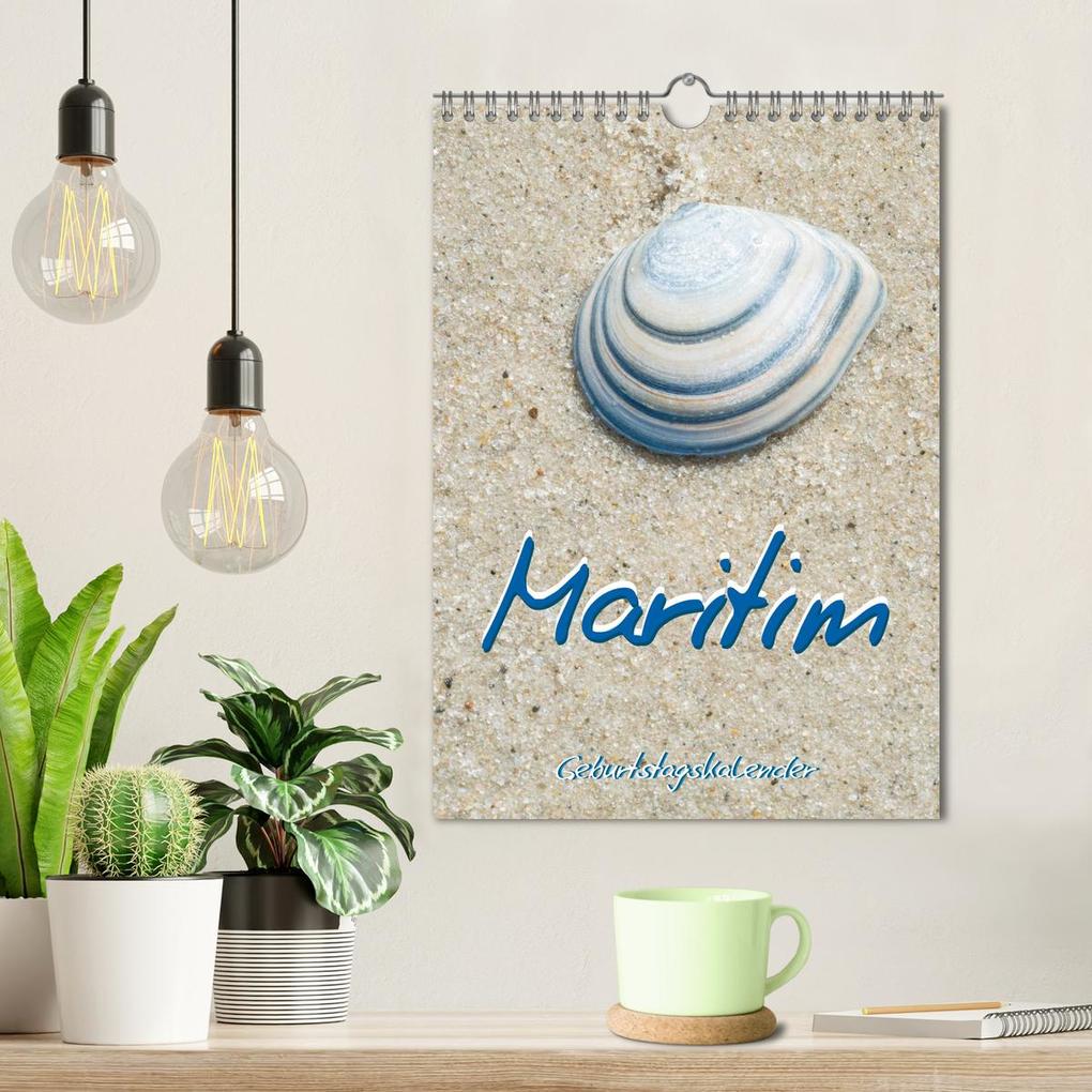 Weitere Ansicht: Maritim - Geburtstagskalender (Wandkalender 2026 DIN A4 hoch), CALVENDO Monatskalender | Carola Vahldiek, Calvendo