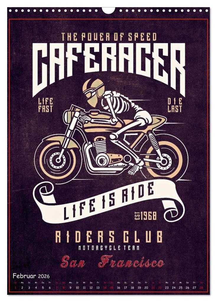 Weitere Ansicht: Motorrad Nostalgie (Wandkalender 2026 DIN A3 hoch), CALVENDO Monatskalender | Peter Roder, Calvendo