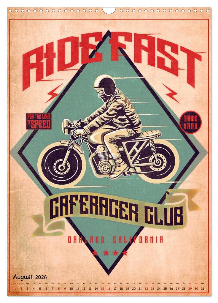 Weitere Ansicht: Motorrad Nostalgie (Wandkalender 2026 DIN A3 hoch), CALVENDO Monatskalender | Peter Roder, Calvendo